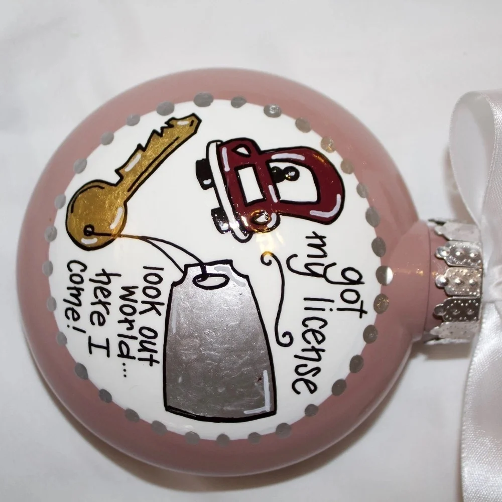 Keys to Freedom: Personalized Driver's License Ornament 🚗✨Handmade Custom Gift